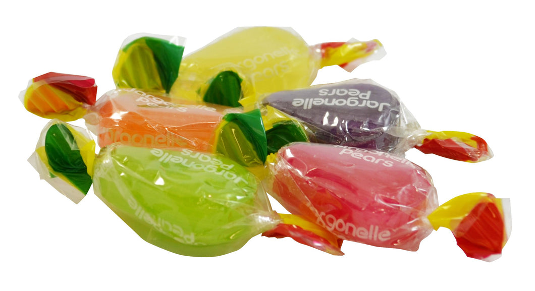 Wrapped pear drops