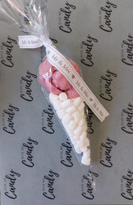 Mr and Mrs wedding sweet cones x 10 100gram cones